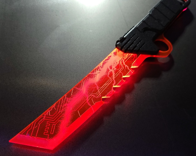 Shiny Knife raiden_r LED Knife Prop Etsy