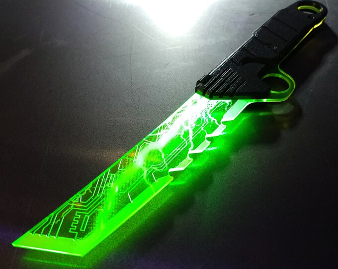 Shiny Knife raiden_g LED Knife Prop Etsy