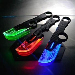 Shiny Knife Mk.7 [Scalpel] - cyberpunk LED knife prop