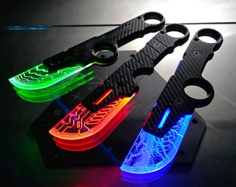 Shiny Knife Mk.7 [Scalpel] - cyberpunk LED knife prop