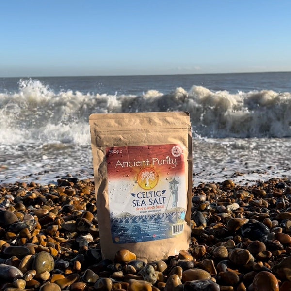 Celtic Sea Salt - Raw Untouched Unrefined Coarse Grey Salt (Sourced from France)