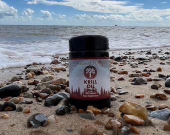 Krill Oil | Antarctic Sustainable Rimfrost | Phospholipid Omega-3 EPA DHA | Natural Astaxanthin - 60 Softgels