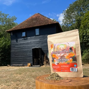 Californian Poppy - Herbal Loose Tea | 130g (4.58 oz.) Peace & Calming | California USA Origin