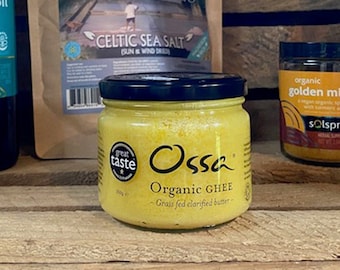 Ghee (UK Farm) Grass Fed Biologico - 265 g - Ghee di bovini allevati al pascolo di qualità premium