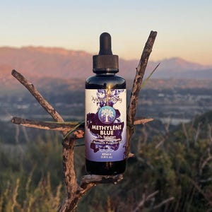 Methylene Blue - 100ml (3.38 fl. oz.) U-S-P Grade | 1% Solution | Safe Internal Use | Comes with in-depth Instructions