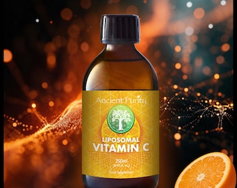 Liposomal Vitamin C | Ultra-Absorbed, High Dose, Immune & Collagen Support | UK Made 250ml
