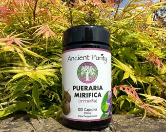 Puerariamirifica | Gezondheidshormonen voor vrouwen, menopauze, huid | Thais kruid | 60-daagse cyclus - 120 capsules