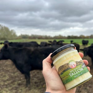 Sebo - Granja Irlandesa Ecológica / 225 g / Criado en libertad - 100 % grasa de vacuno - Alimentado con pasto