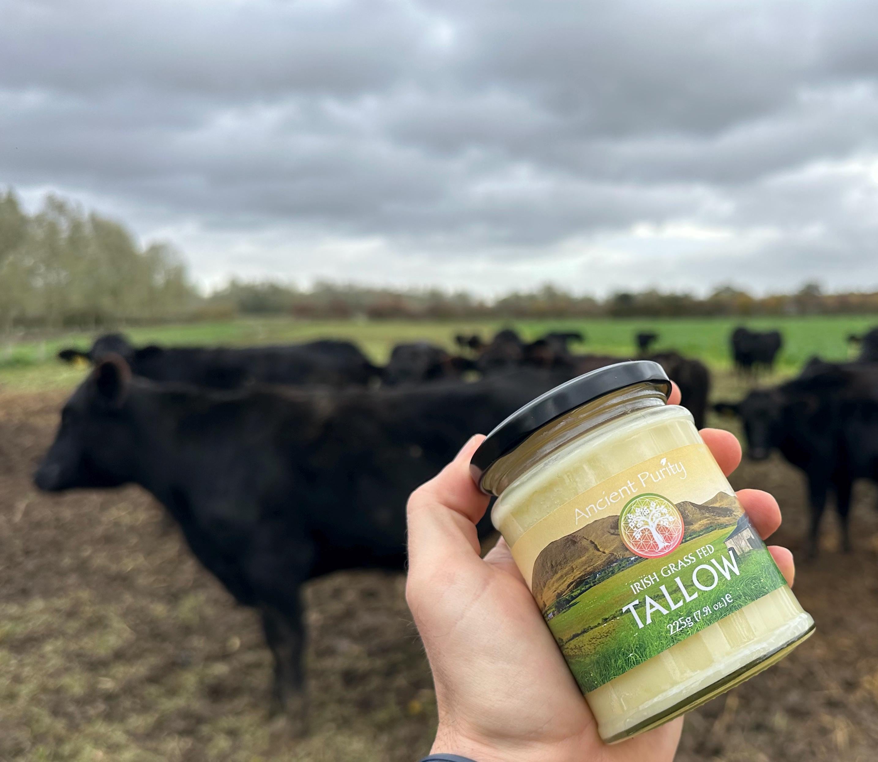 Tallow - Organic Irish Farm 225g Free to Roam - 100% Beef Fat - Grass Fed