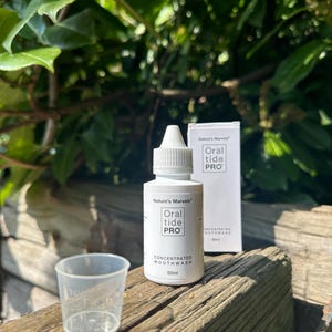 OraltidePRO™ Concentrated Mouthwash | 60ml - 2.11 fl. oz. | Refreshing Peppermint Flavour | Natural Oral Care | Pep Tide
