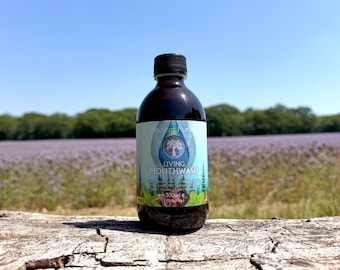 Living Mouthwash - Organic Dragons Blood, Hydroxyapatite, Oils, Herbs | 300ml