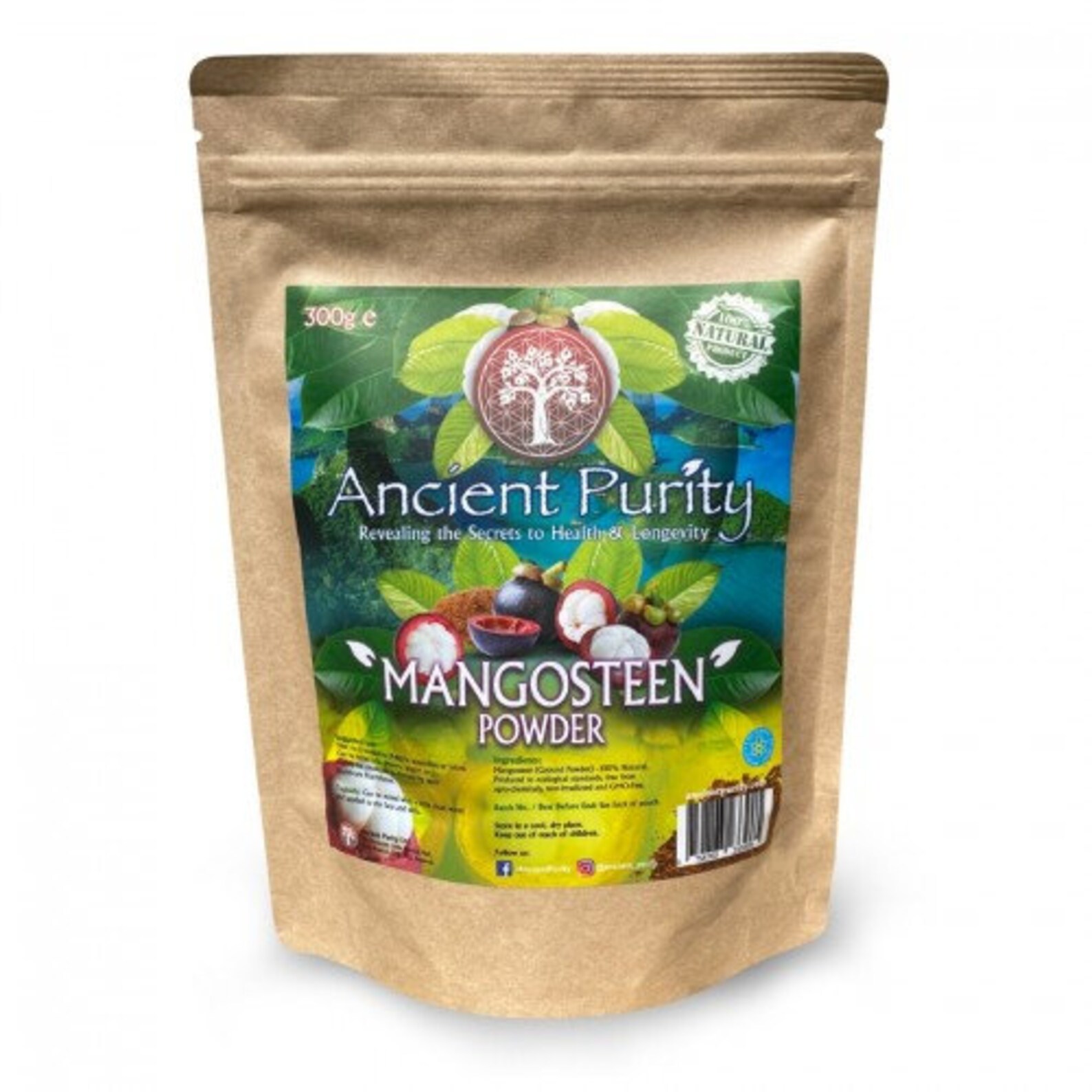 Mangosteen Powder 300g Etsy