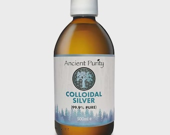 Colloidal Silver 10-20 PPM | High Purity Silver Water | Multi-Purpose Hygiene & Care - 500ml Bottle