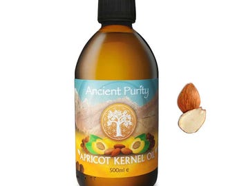 Apricot Kernel Oil | Cosmetic & Massage Oil | Culinary Skin, Hair, Body Care | Organic Single-Origin 500ml