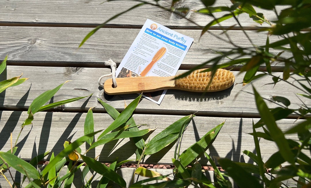 Body Brush dry Skin Brushing Circulation Lymphatic Drainage / Skin Etsy