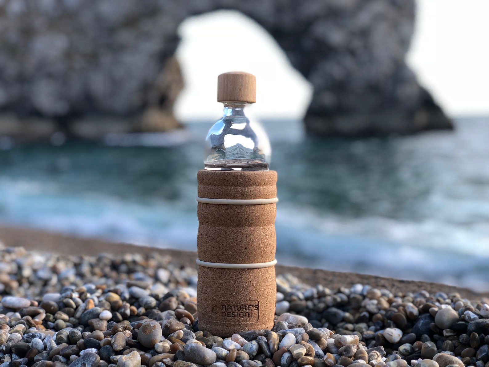 100% Eco Glass Water Bottle