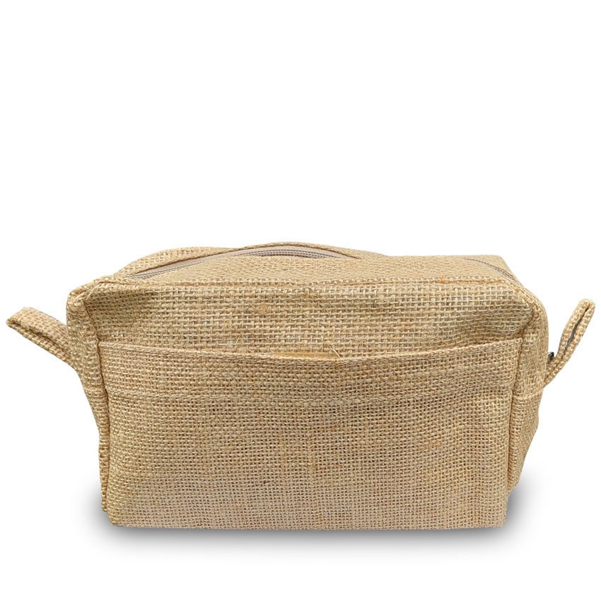 Jute Toiletry Bag Natural Jute Personal Care / Bath Bag Etsy