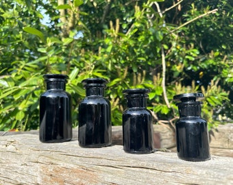 Apothecary Jars Miron Glass &quot;Dark Violet&quot; Sizes 50ml 100ml 250ml 500 ml | Ultimate Storage Preservation & Enhancement