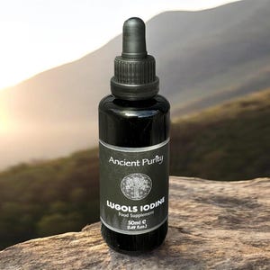 Lugols jod | Originalformel - Högrenhetsspårämne | Miron glasdropper 50 ml