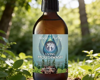 Living Mouthwash - Organic Dragons Blood, Hydroxyapatite, Oils, Herbs | 300ml