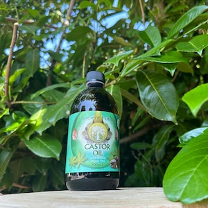 Olio di ricino - 500 ml (16,9 fl. oz.) biologico spremuto a freddo / senza esano