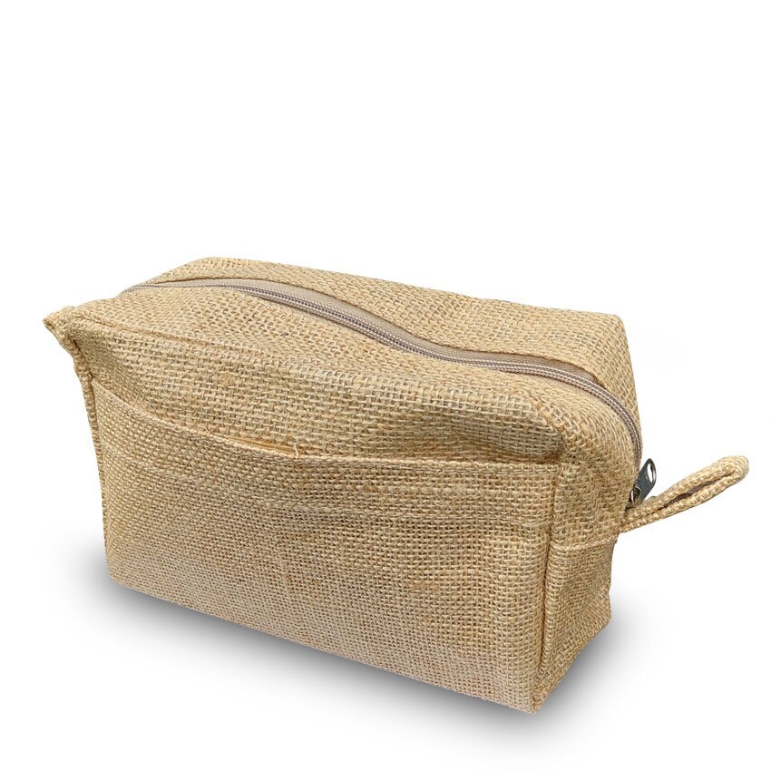 Jute Toiletry Bag Natural Jute Personal Care / Bath Bag Etsy