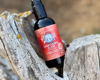 Hawthorn Elixir -  Organic Tincture with Cayenne Extract | Hibiscus Infusion | Beetroot Extract - 150ml