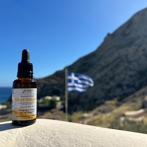 Ätherisches Oreganoöl | Potenter Wirkungsvoller Oregano | Mächtig wirkt es | Griechischer Ursprung - Zane Hellas 30ml