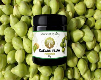 Polvere di prugna Kakadu, fonte alimentare n. 1 di vitamina C al mondo / Superfood aborigeno della savana / Australia