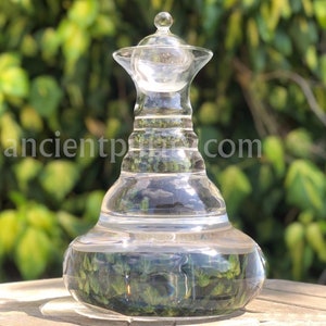 CARAFE Aladdin 2.3L - Gold Flower of Life | Sacred Geometry | Structure / Re-Crystallise & Energise Water | Swiss Made (Nature&#39;s Design)