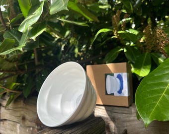 Sacred Geometry Bowl – Flower of Life Porcelain Fruit Bowl (500ml)