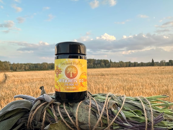 Vitamin D3 10,000 IU | High Strength Cholecalciferol with Olive Oil | Ultra Clean 90 Softgels
