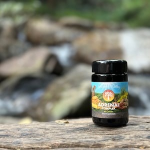 Adrenal Complex - 60 Vegan Capsules | Energy | Synergistic Natural Blend | Made in UK