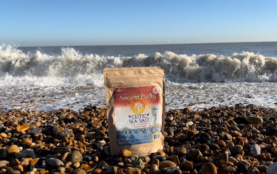 Celtic Sea Salt pure Unrefined Coarse Grey Salt Etsy