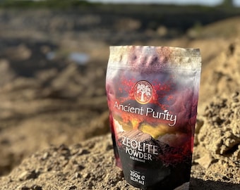 Zeolith Pulver 350g | <25 Mikron | Natürlicher Super Clay