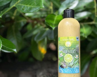 Kaffir Lime Living Shampoo | with Bergamot, Rosemary Extract, MSM, Aloe Vera, Black Seed Oil | Natural Chemical Free - 500ml