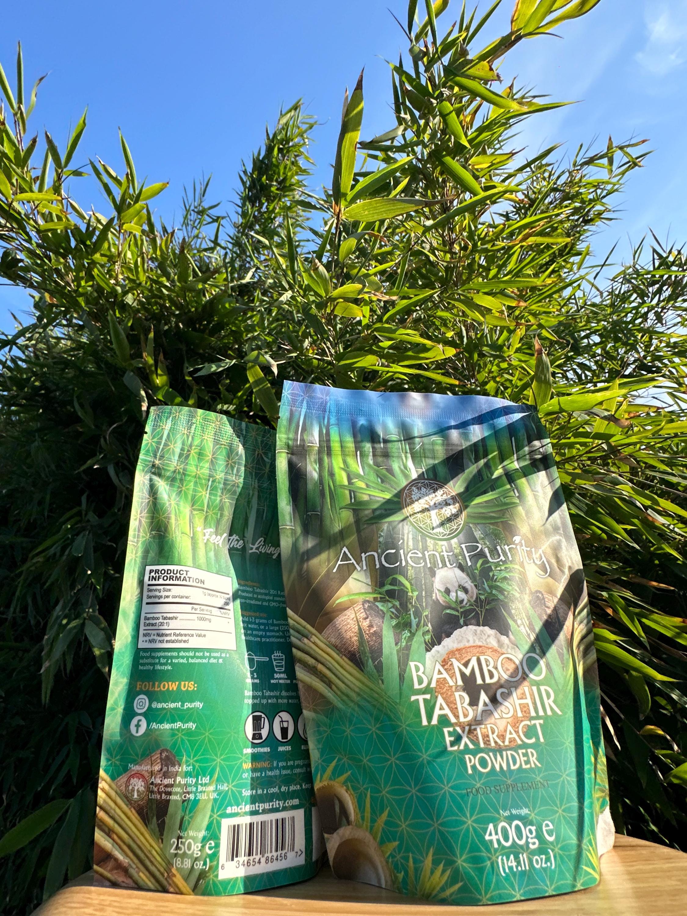 Bamboo Tabashir Extract - Powder | Organic Revitalising Silica | Joints / Hair / Skin / Nails