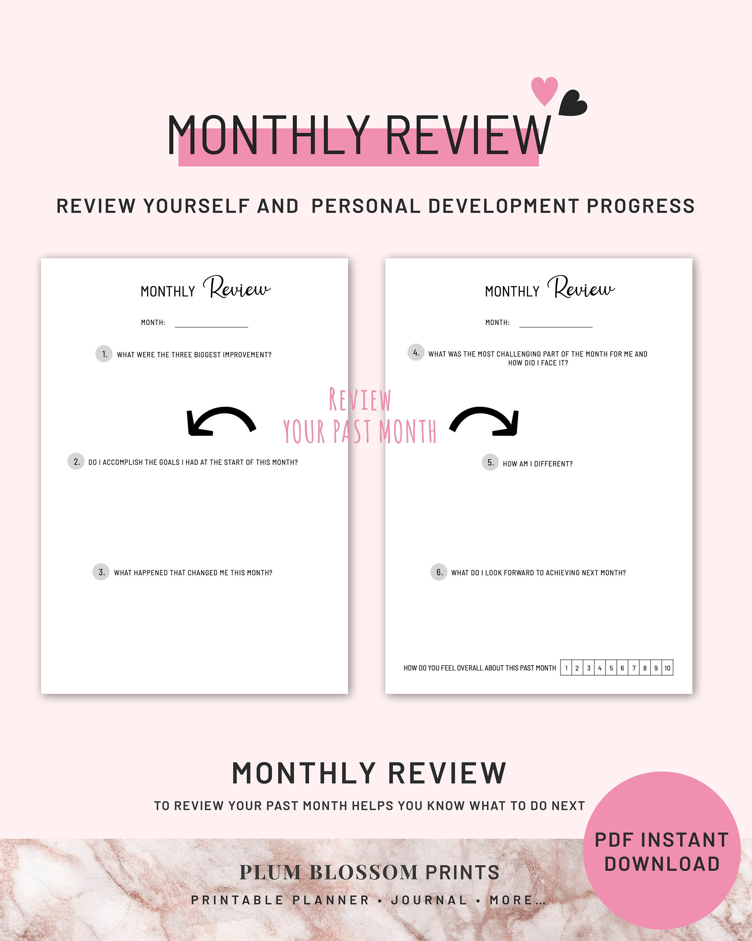 Personal Development Printable Self Improvement Journal - Etsy