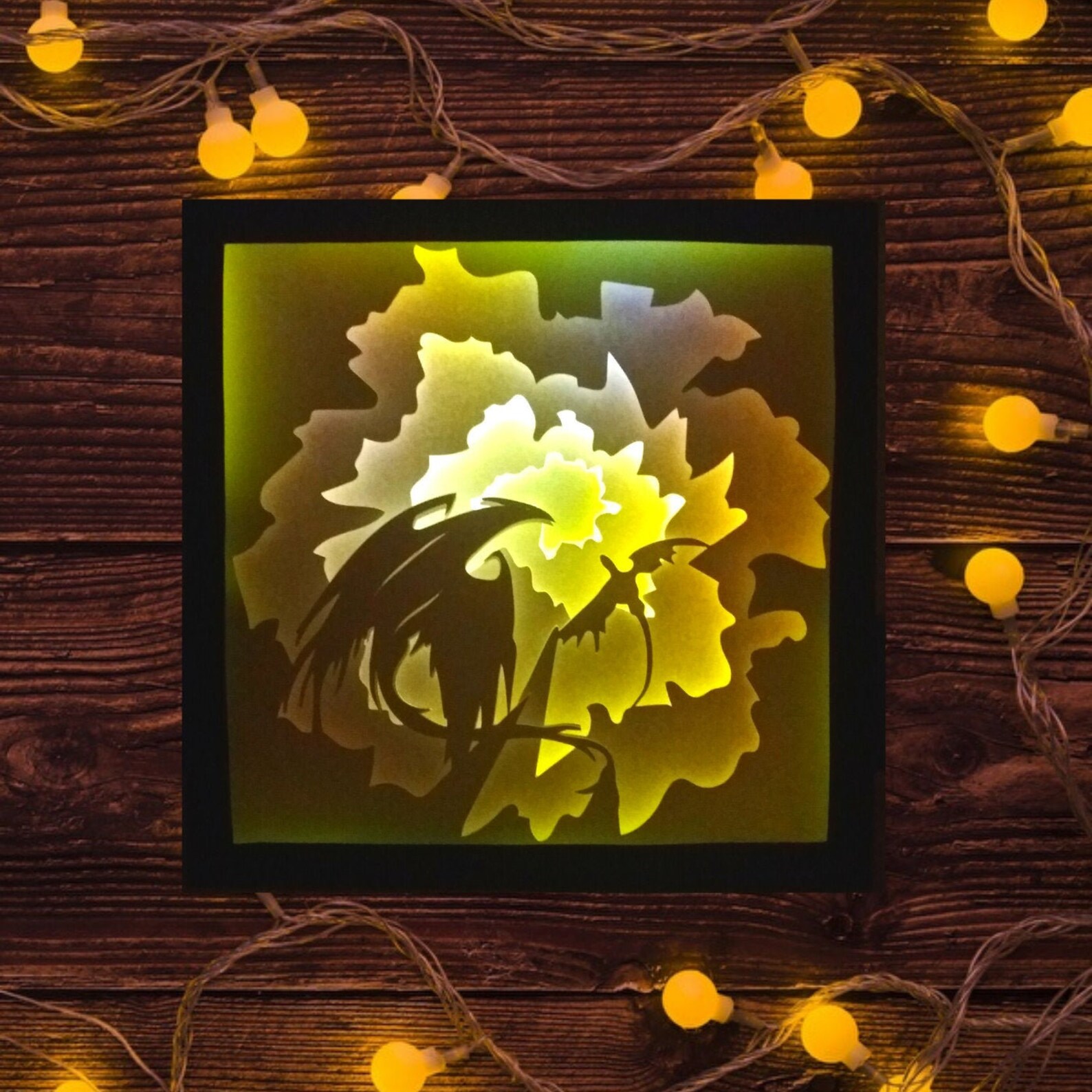 Dragon Shadow Box Svg 3D Layered Svg for Shadow Box Paper Cut | Etsy UK