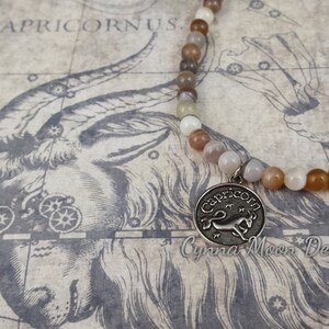 Zodiac Jewelry - Capricorn the Goat - Botswana Agate