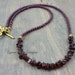 Genuine Garnet Necklace