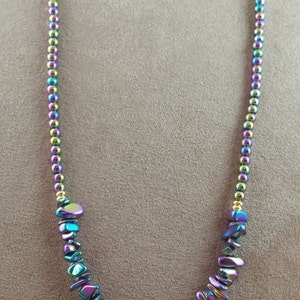 Rainbow Hematite Necklace image 4