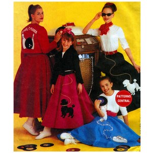 McCall's 8899 Women's Rockabilly Costumes, Uncut, Factory Folded, Size 20-22