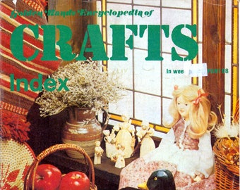 70s Golden Hands Crafts Weekly Index Covering Various Crafting Projects