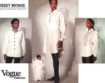 Vogue 2935 Issey Miyake Top and Tunic Partially Cut
