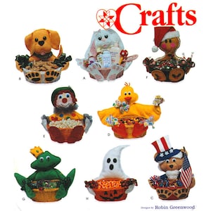 Simplicity 8658 Various Holiday Gift Baskets, Uncut, Factory Folded Sewing Pattern