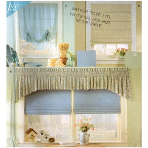 Simplicity 8353 Window Treatments: Classic Roman Shades and Valances, Uncut, Factory Folded Sewing Pattern