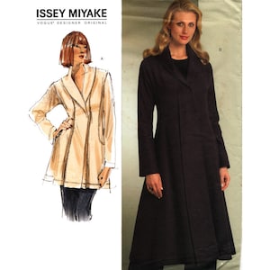 Vogue 1069 Issey Miyake Lined Jacket in Two Lengths, Uncut, Factory Folded, Sewing Pattern Size 14-20