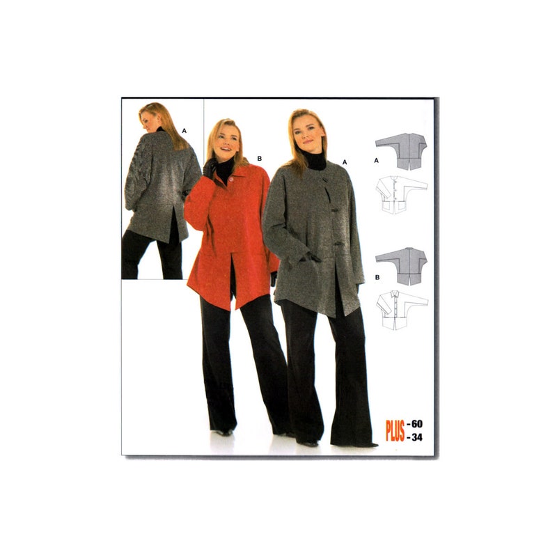 Plus Size Jacket Pattern - Etsy