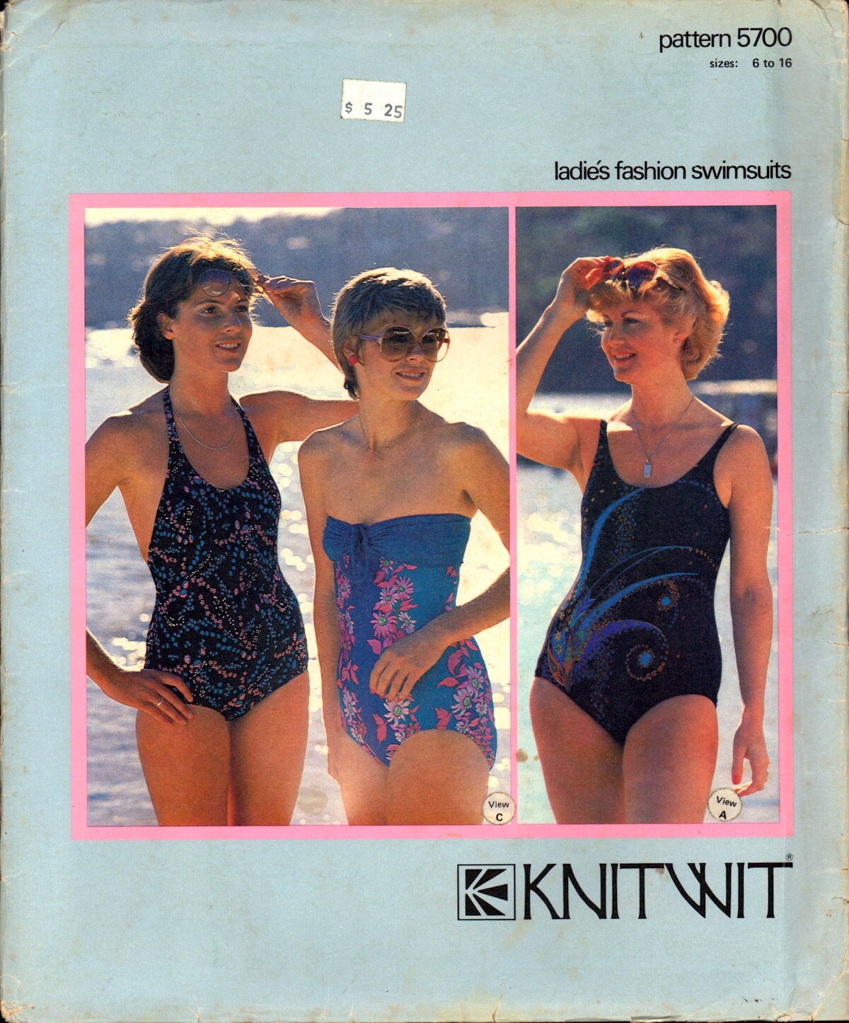 70s Knitwit 5700 Ladies' Strapless, Halter or Tank One Piece 70s Knitwit 5700 Ladies' Strapless, Halter or Tank One Piece